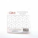 Sashiko Stencil Col. 122 - 2 pc Set - 12cmx12cm & 10cmx10cm - Due June/Jul